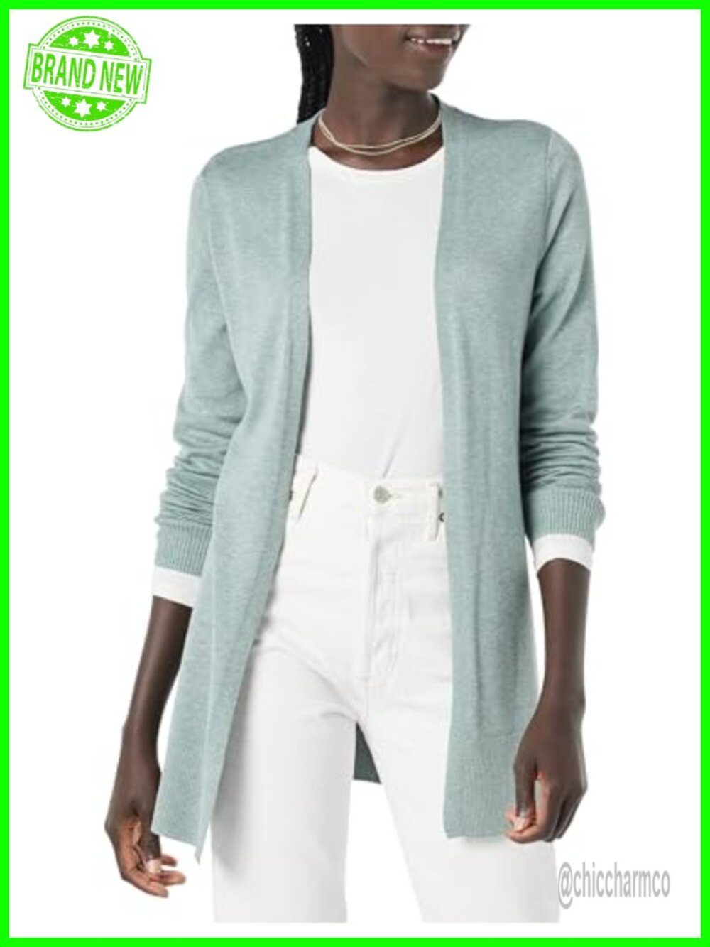 Women's Lightweight Long Sleeve Open Front Cardigan Sweater